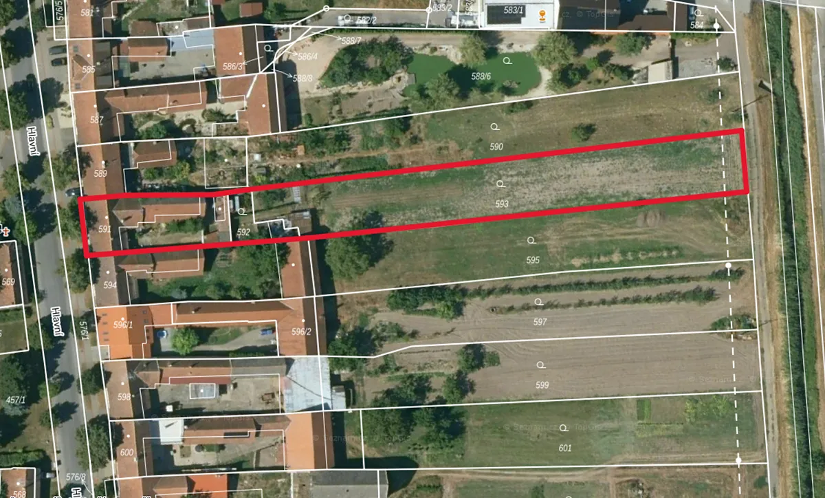Prodej stavebního pozemku 2741 m²